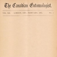 Cover of The Canadian Entomologist, Vol. XII., No. 2, February 1880