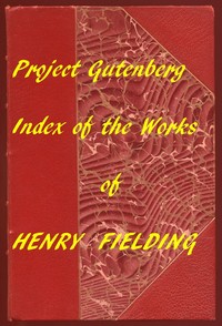 Cover of Index of the Project Gutenberg Works of Henry Fielding