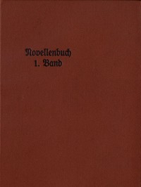 Novellenbuch, 1. Band