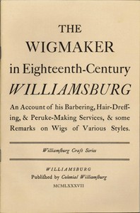 Cover of The Wigmaker in Eighteenth-Century Williamsburg