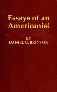 Cover of Essays of an Americanist