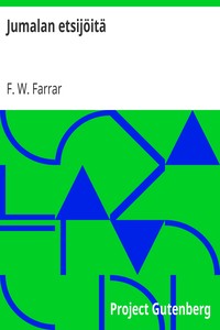 Cover of Jumalan etsijöitä