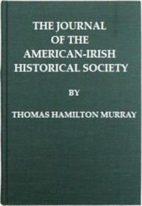 Cover of The journal of the American-Irish Historical Society, Vol. II, 1899