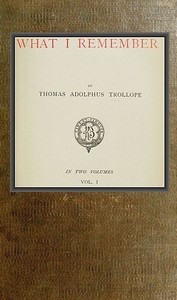Cover of What I Remember, Volume 1