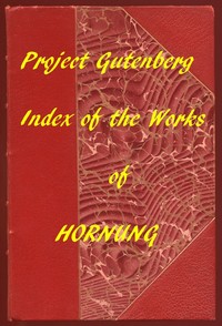 Cover of Index of the Project Gutenberg Works of E. W. Hornung