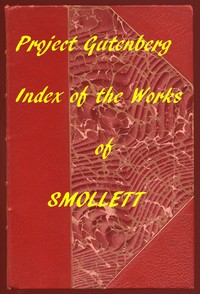 Cover of Index of the Project Gutenberg Works of Tobias Smollett
