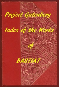 Cover of Index of the Project Gutenberg Works of Frédéric Bastiat