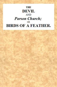 Cover of The Devil and Parson Church; or, Birds of a feather