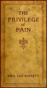Cover of The privilege of pain