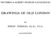 Drawings of Old London
