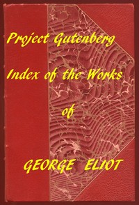 Cover of Index of the Project Gutenberg Works of George Eliot