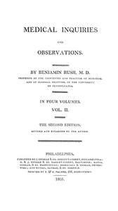 Cover of Medical Inquiries and Observations, Vol. 2