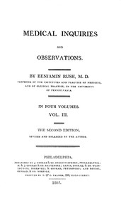 Medical Inquiries and Observations, Vol. 3