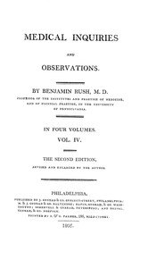 Medical Inquiries and Observations, Vol. 4