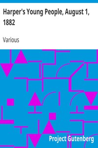 Cover of Harper's Young People, August 1, 1882