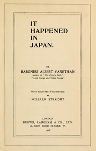 Cover of It Happened in Japan