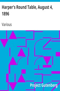 Cover of Harper's Round Table, August 4, 1896