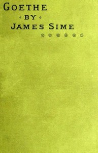 Cover of Life of Johann Wolfgang Goethe