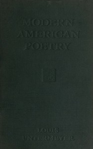 Cover of Modern American Poetry