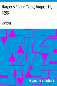 Cover of Harper's Round Table, August 11, 1896