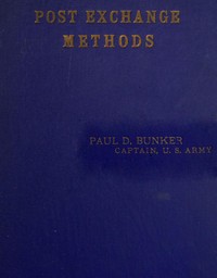 Cover of Post Exchange Methods