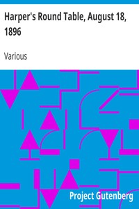 Cover of Harper's Round Table, August 18, 1896