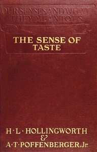 Cover of The Sense of Taste