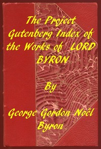 Cover of Index of the Project Gutenberg Works of Lord Byron