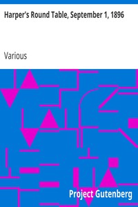 Cover of Harper's Round Table, September 1, 1896