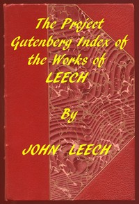Cover of Index of the Project Gutenberg Works of John Leech