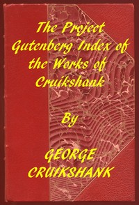 Cover of Index of the Project Gutenberg Works of George Cruikshank