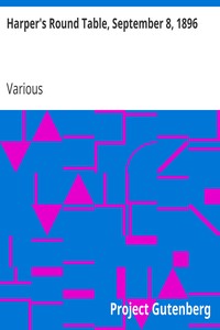 Cover of Harper's Round Table, September 8, 1896