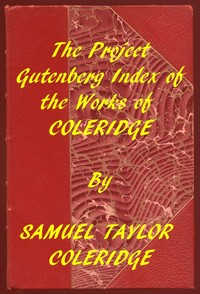 Cover of Index of the Project Gutenberg Works of Samuel Taylor Coleridge