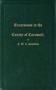 Cover of Excursions in the County of Cornwall