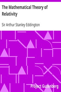 Cover of The Mathematical Theory of Relativity