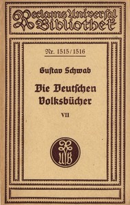 Cover of Die Deutschen Volksbücher VII: Die Schildbürger - Doktor Faustus