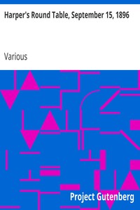 Cover of Harper's Round Table, September 15, 1896