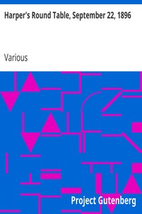 Cover of Harper's Round Table, September 22, 1896