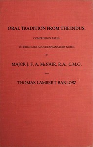 Cover of Oral Tradition from the Indus