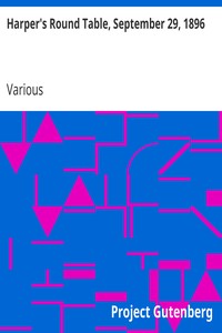 Cover of Harper's Round Table, September 29, 1896