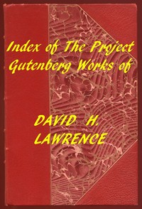 Cover of Index of the Project Gutenberg Works of David H. Lawrence