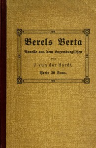 Cover of Berels Berta: Eine Bauerngeschichte aus dem Luxemburgischen