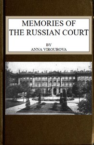 Cover of Memories of the Russian Court