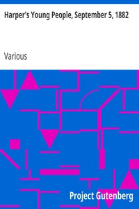 Cover of Harper's Young People, September 5, 1882