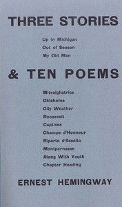 Cover of Three Stories & Ten Poems