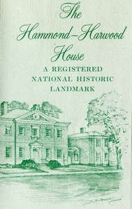 Cover of The Hammond-Harwood House: A Registered National Historic Landmark