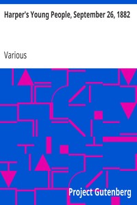 Cover of Harper's Young People, September 26, 1882