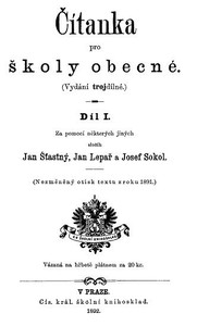 Cover of Cítanka pro skoly obecné. Díl I