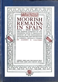 Cover of Moorish Remains in Spain
