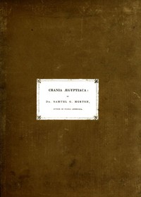 Cover of Crania Ægyptiaca